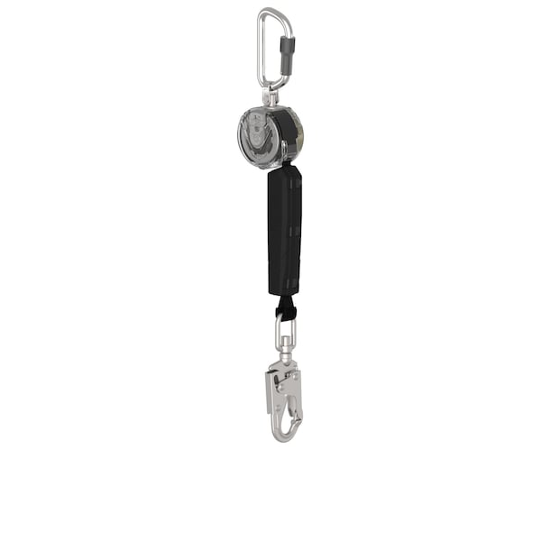 Msa Safety V-TEC Self Retracting Lifeline, Carabiner, Aluminum, 1 Leg(s), 400 lb Weight Capacity VTOHW-031-DE-A - main