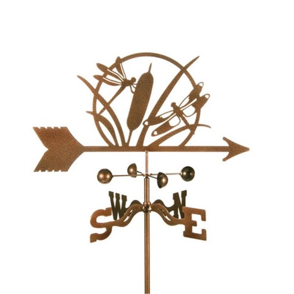 Ez Vane Dragonfly Weathervane with Post Mount EZ1103-PT - main