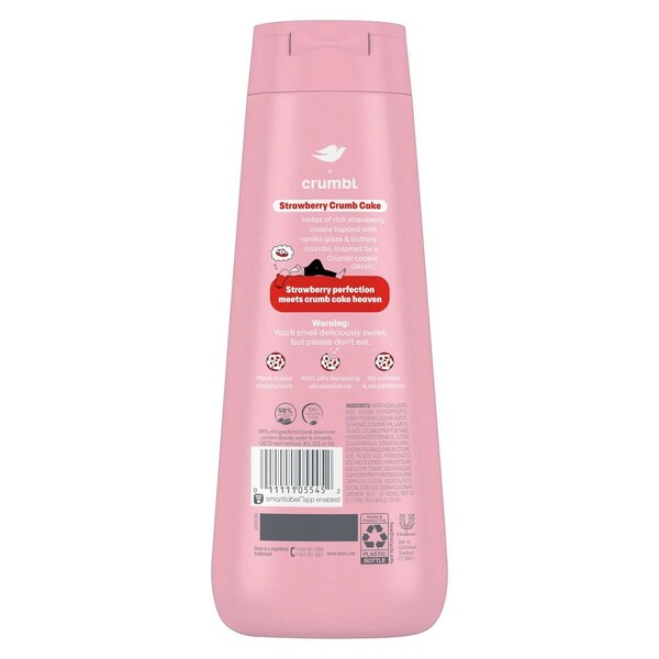 Dove Strawberry Cookie Body Wash, 20 Fluid Ounce, 4PK 64769808 - main
