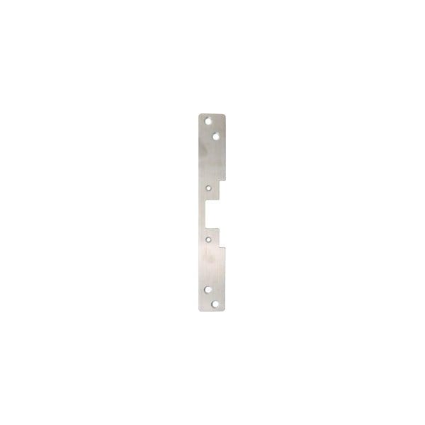 Hanchett Entry Systems Faceplate 10in x 1-3/8in, Cylindrical Latch, Wood Frame, 5000/5200 Series, 630/US32D Stainless Steel 504-630 - main