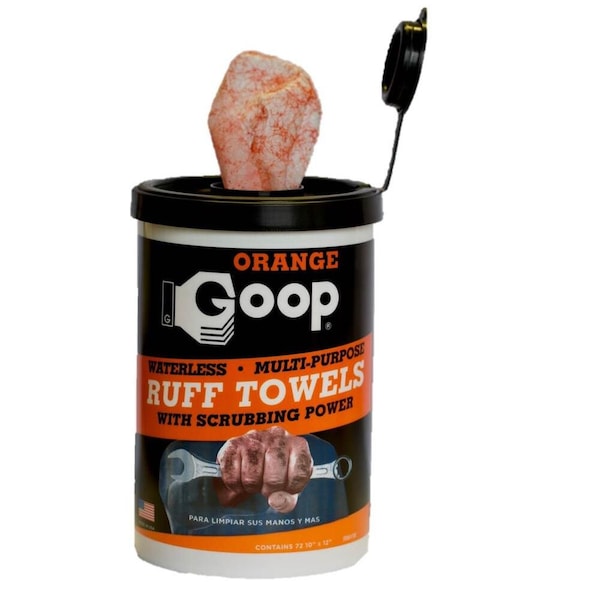 Goop Non-Woven Fibers Cleaning Towel 10 in. W X 12 in. L 16 oz 72 pk 950D - main