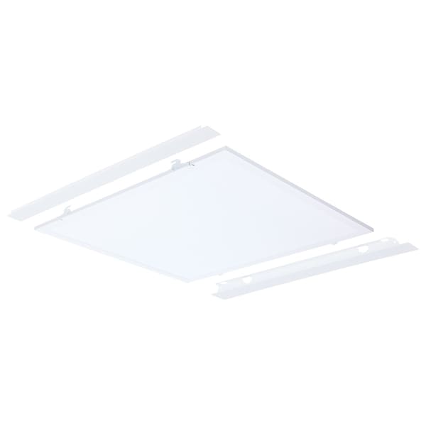 Nuvo 40/30/20W LED 2x2 Flat Panel Troffer Retrofit Kit CCT Dimmable 120-277V Matte White Finish 65/1321 - main