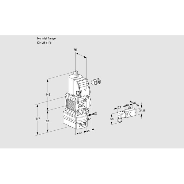 Honeywell Kromschroder VAG1-/25R/NWAE KS88015707 - main