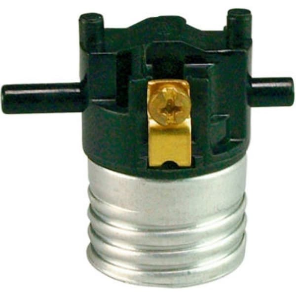 Legrand Pass & Seymour Lamp Holder, 2 in W x 2-1/2 in H Dimensions, 250 V, 250 W, Metal Housing Material 7080MCC10 - main