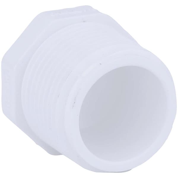 Charlotte Pipe And Foundry Threaded Schedule 40 3/4'' MIP PVC Plug PVC 02113 0800HA - main