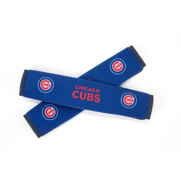 Coverking SEAT BELT PADS WITH CHICAGO CUBS LOGO H9T6HZ - main