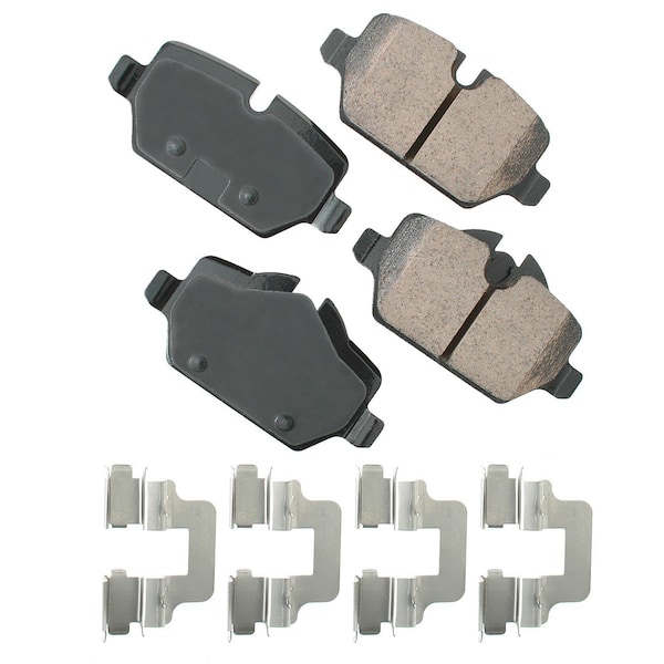 Akebono 11 Mini Cooper Countryman:Rear Euro Pads, Eur1554 EUR1554 - main