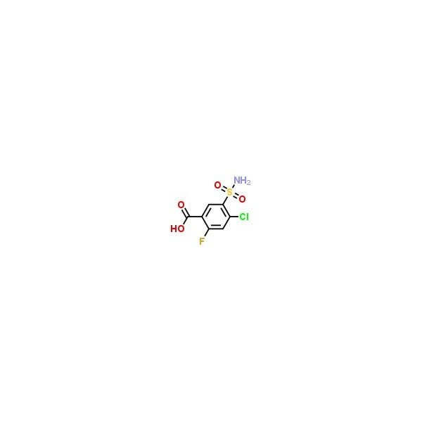 Ak Scientific 4-Chloro-2-fluoro-5-sulfamylbenzoic acid (5g), CAS 4793-22-0 A257-5g - main