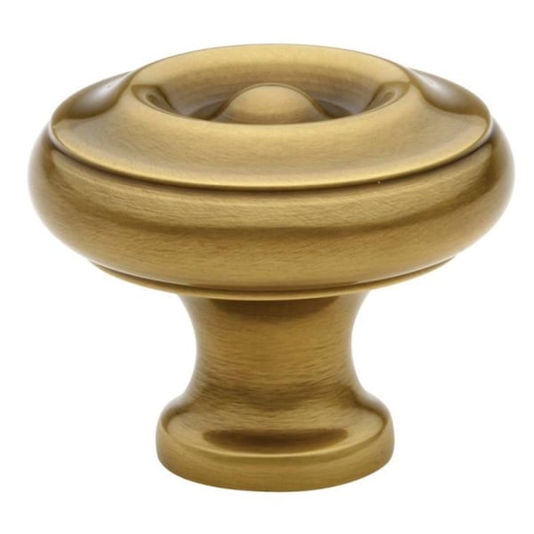 Patioplus Waverly 1.25 in. Cabinet Knob, French Antique Brass PA2155463 - main