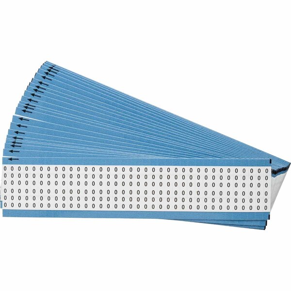 Brady Alphabetical Vinyl Cloth Upper Case Wire Marking Cards, Pack of 25 Cards, 25PK WM-O-PK - main