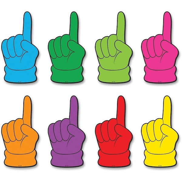 Teacher Created Resources Pointing Hands Magnetic Accents, 16 Per Set, 48PK 77202 - main