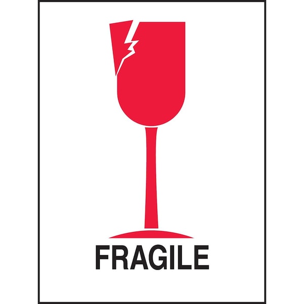 Accuform INTERNATIONAL SHIPPING LABEL FRAGILE MPC107 - main
