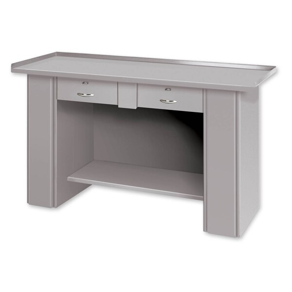 Pucel Drop Front Tool & Repair Bench, 60 in W x 32 in H x 22 in D, Gray DFT-60 - main