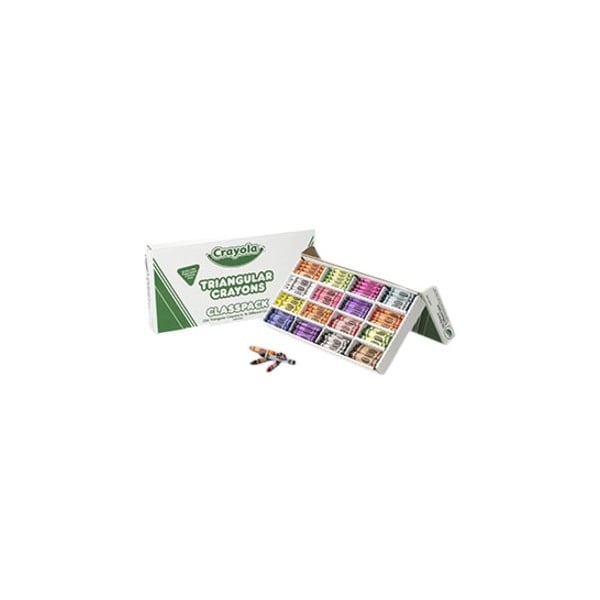 Crayola Triangular Crayon Classpack®, 16 Colors, PK256 BIN528039 - main
