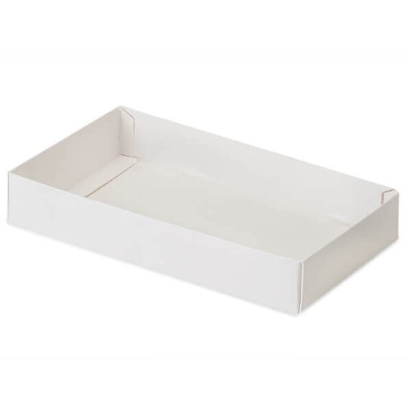 Nashville Wraps White Slide Open Candy Box Base, 8x4.25x1.25, 100PK SBB2WH - main