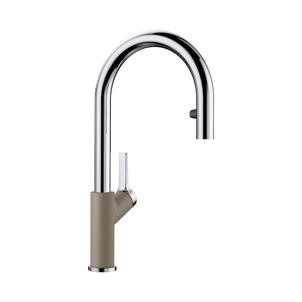 Blanco Urbena Pull-Down 1.5 GPM, Chrome/Truffle 526397 - main