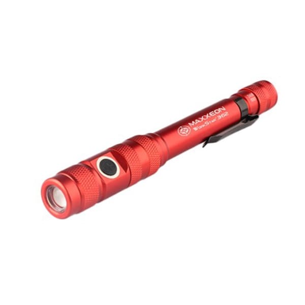Maxxeon Workstar 362 Rechargeable Led Zoom Penlight/Inspection Light Usb-C, Red 00362 - main