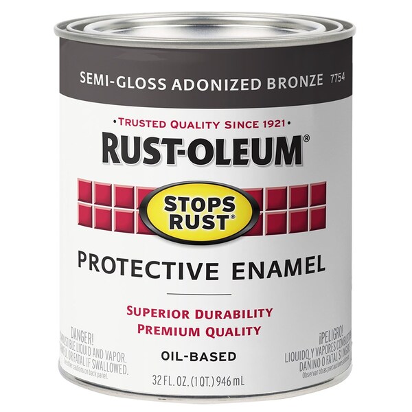 Stops Rust Qt Anodized Bronze Protective Enamel 7754502 - main