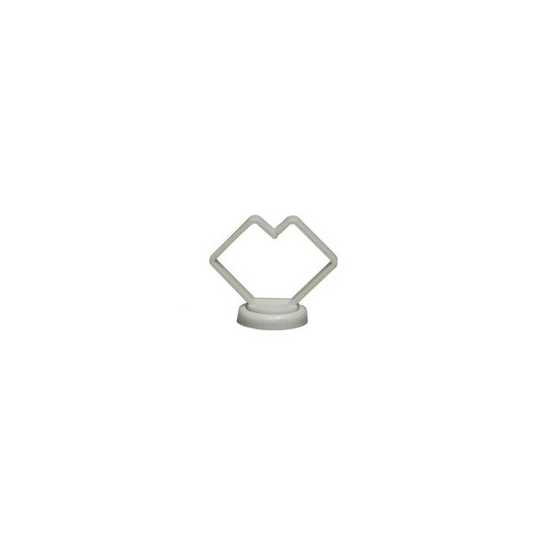 Cable Wholesale 1in White Magnetic Cable Holder, Strong Polymer Cable Holder, 15 pound pull force, Plenum 30MA-19203 - main