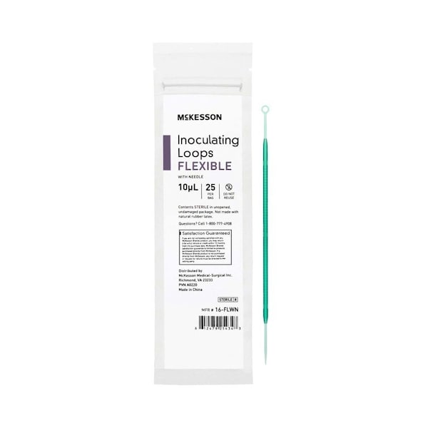 Mckesson Inoculating Loop with Needle, 10 uL, 25PK 16-FLWN - main