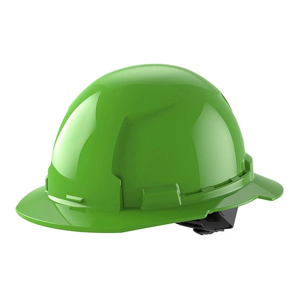 Milwaukee Tool BOLT Green Full Brim Hard Hat w/4pt Ratcheting Suspension - Type 1, Class E 48-73-1107 - main