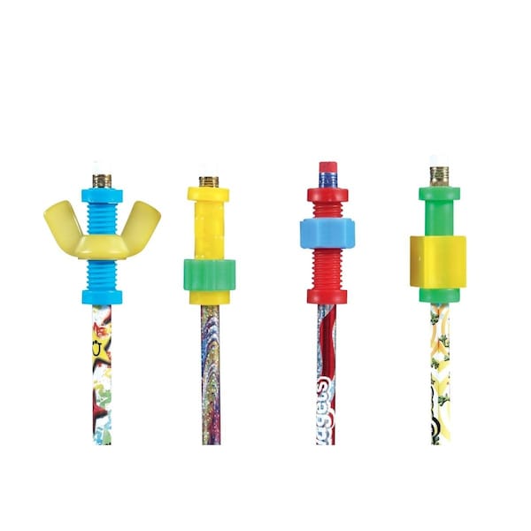Abilitations Pencil Set with Fidgets Pencils with Attached Fidget, 4PK 27233 - main