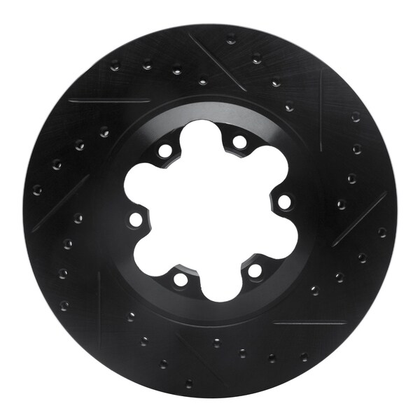Dynamic Friction Co DFC Brake Rotor - Drilled and Slotted - Black 633-48049R - main