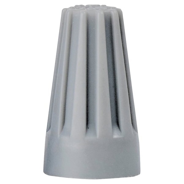 Gardner Bender WireGard 1 Wire Connector, 22 to 16 AWG Wire, Steel Contact, Polypropylene Housing Material, Gray 19-001 - main