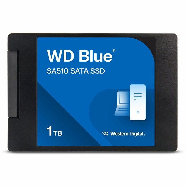 Wd Bulk WD Blue WDS100T3B0A 1 TB Solid State Drive - 2.5" Internal - SATA WDS100T3B0A - main