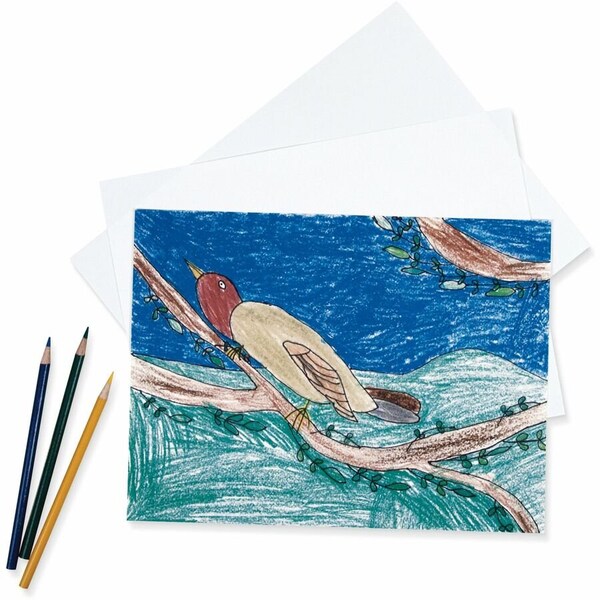 Pacon Drawing Paper, White, Medium Weight, 9" x 12", 500 Sheets 4709 - main