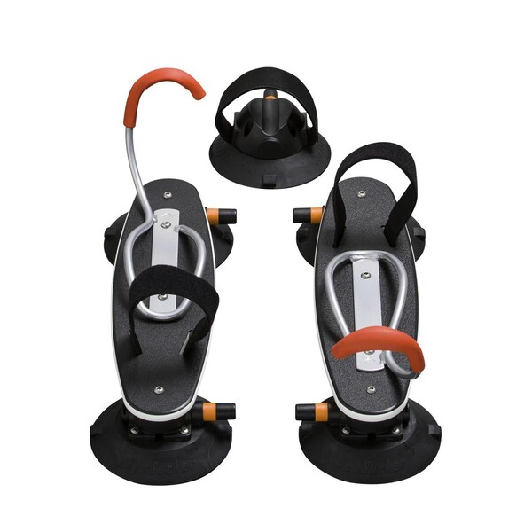 Seasucker Roof Suction Cup Mount, Hold 1 Bike, Bike Tire Strap, Without Lock, Non-Foldable, Black, High BD1005 - main