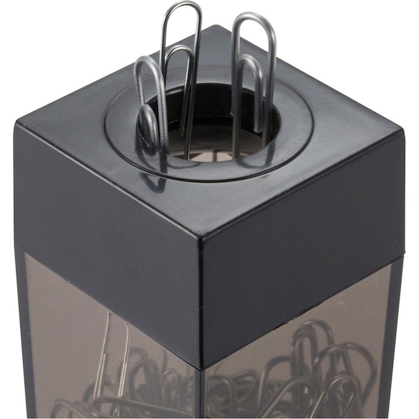 Oic Magnetic Top Clip Dispenser, Smoke OIC93690 - main