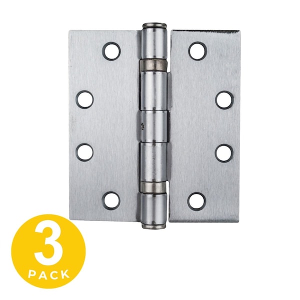 Global Door Controls 4 in Leaf W x 4.5 in Leaf H, Chrome CP4540BBNRP-26D - main