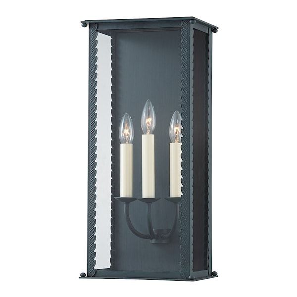 Troy Lighting Zuma 3 Light Wall Sconce 9.5 In. Verdigris B6713-VER - main
