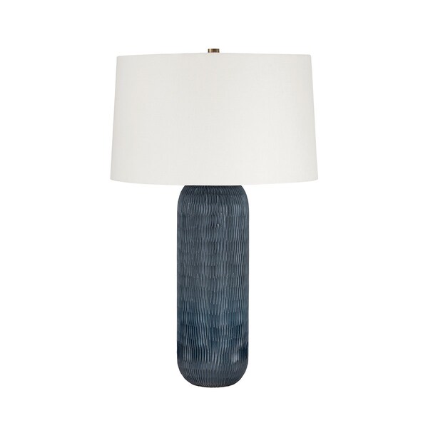 Troy Lighting Hopkins 1 Light Table Lamp, Patina Brass, 17 In x 28 In PTL4828-PBR - main
