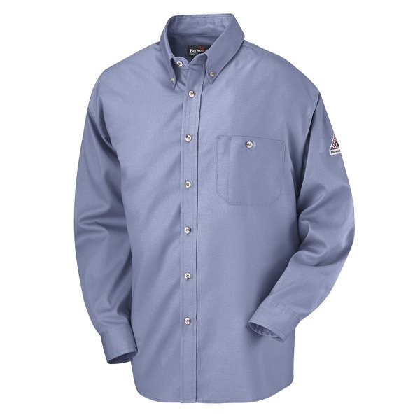 Bulwark Dress Shirt Excel-Fr 5.25Oz Lt Blue, M SEG6LB LN M - main