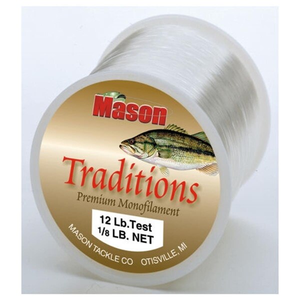 Mason Tackle Traditions Premium Monofilament - 12 lb. TRA-8-12 - main