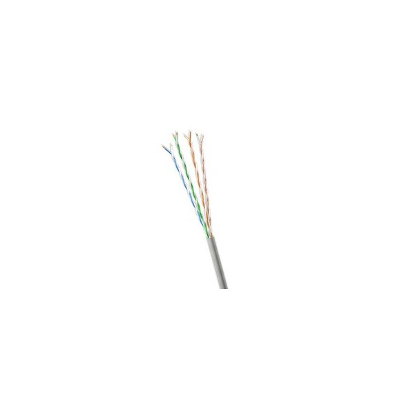 Cable Wholesale Bulk Slim Cat6 Gray Ethernet Cable, 28AWG Stranded Copper, UTP, Spool, 1000 foot 10X8-821MH - main