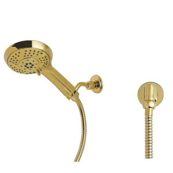 Kingston Brass Multi-Function Hand Shower Kit, Polished Brass KX1542BE - main