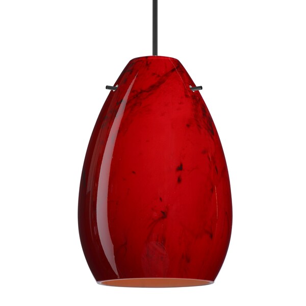 Besa Lighting Besa Pera 6 Pendant, Magma, Black Finish, 1x 50W MAX GY6.35 Base 1XT-1713MA-BK - main