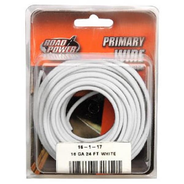Southwire 55667933 24 ft. 16 Gauge Primary Wire White 115653 - main