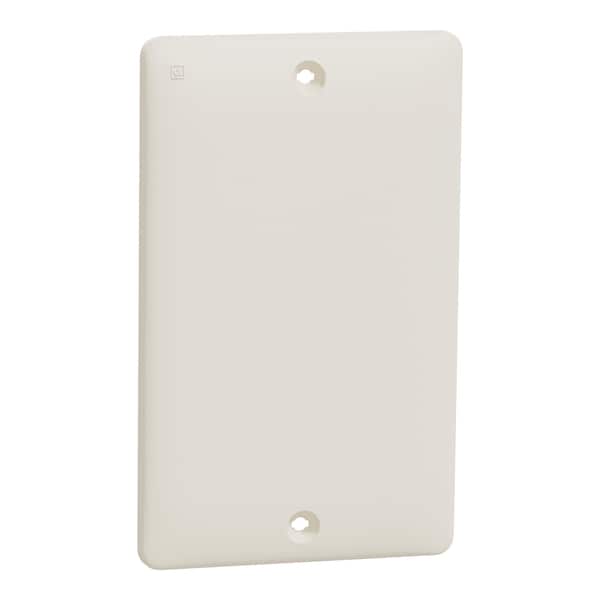 Square D Blank Plate, X Series, 1 Gang, Light Almond, Number of Gangs: 1 Polycarbonate, Matte Finish SQWS140001LA - main