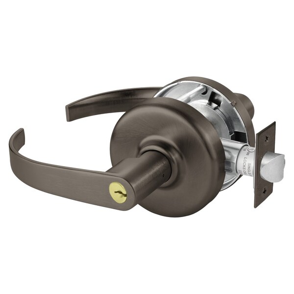 Corbin Russwin Grade 2 Entrance or Office Cylindrical Lock, Princeton Lever, Conventional Cylinder, Oil Rubbed Bro CL3851 PZD 613 - main