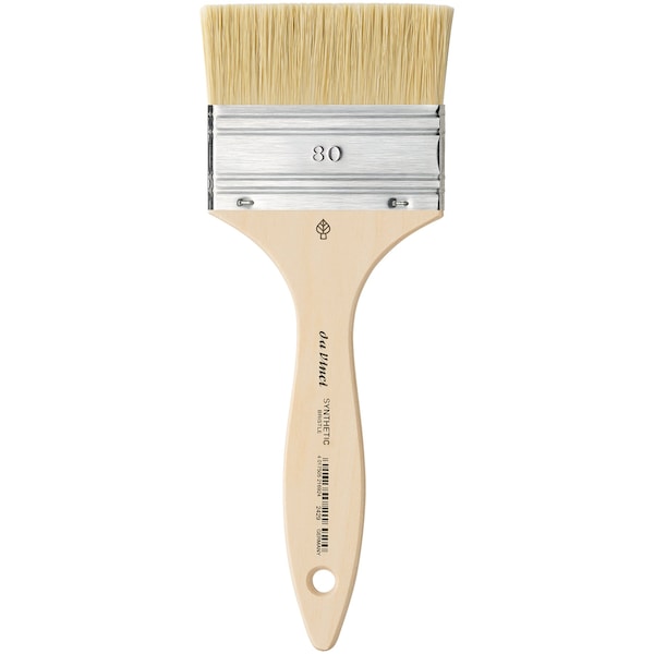 Da Vinci SYNTHETIC Mottler Brush, Synthetic Hog, Acrylic & Oil, Flat, Series 2429, Size 80 VA-2429_80 - main