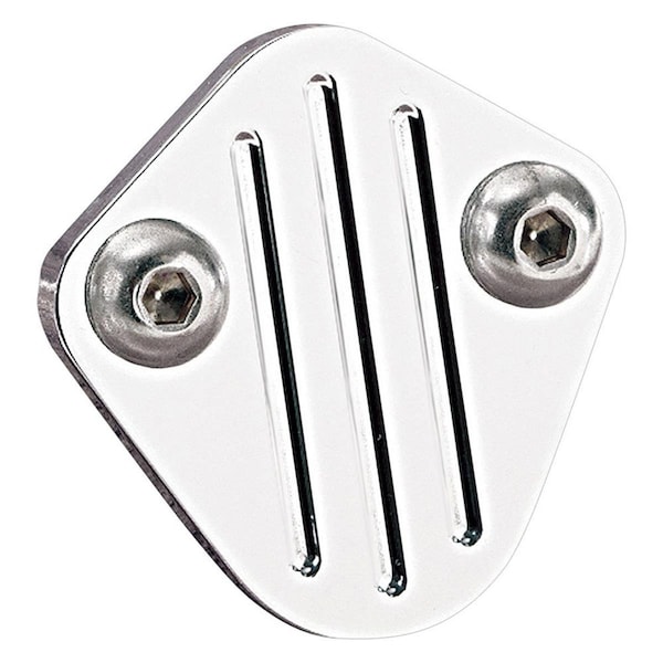 Active Athlete 41220 Polished Fuel Pump Block Off for Big Block Chevy AC3608706 - main