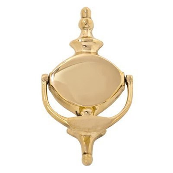 Bbq Innovations BRASS Accents, Inc. Churchill Door Knocker 6 34 - Polished Brass BB2531882 - main