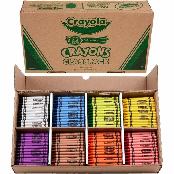 Crayola Clspk 8Clssc Clr 8Sz, PK800 52-8008 - main