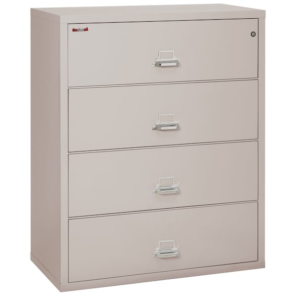Fireking 4 Drawer, 1 Hr Fire & Impact Rated, 44" Wide Lateral Platinum 4-4422-CPL - main