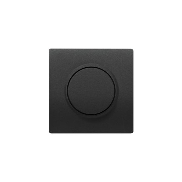 Siemens Delta style cover plates with rotatory button Dimmers Antracite Cosso 5TC8912-0AC - main