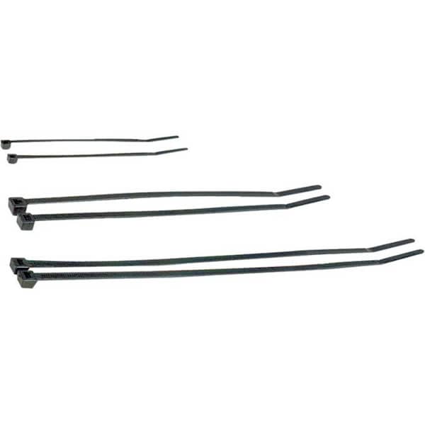Install Bay Cable Tie, 4 in L, Black, 18 lb Strength, 100 PK BCT4 - main